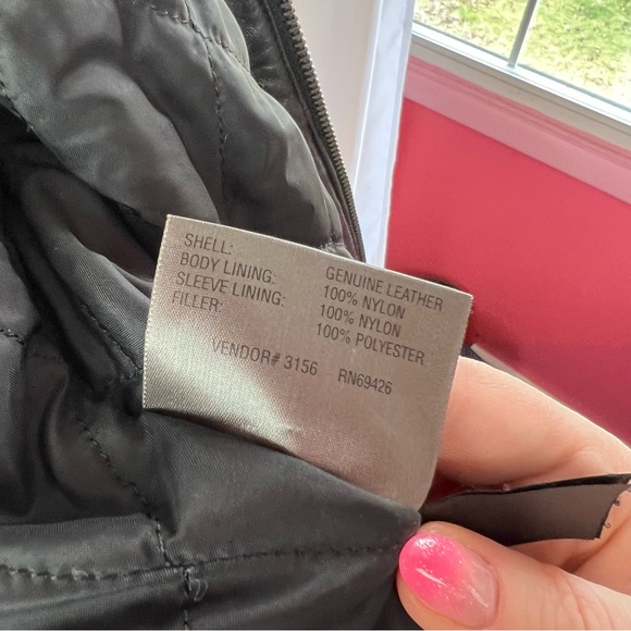 Wilsons Leather Black Genuine Leather Coat, size XXL - Picture 3 of 7